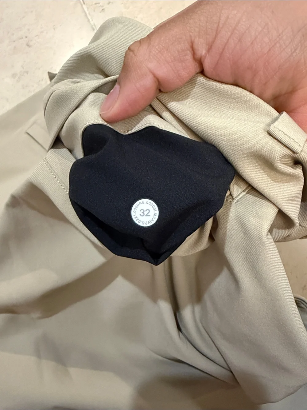 lululemon athletica Men's Flat-Front Stretch Shorts - Khaki